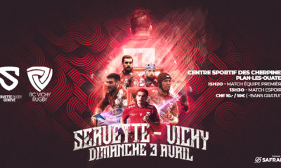 Servette Rugby Genève vs RC Vichy Rugby