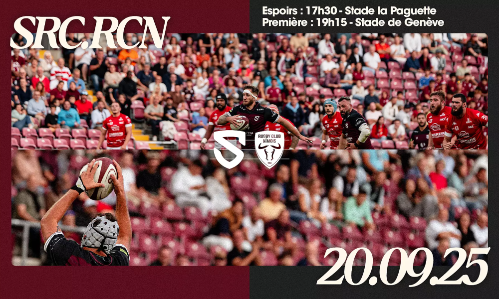 Match du Servette Rugby Club au Stade de Genève – ambiance en tribune