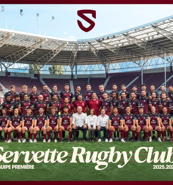 Photo officielle de l’équipe première du Servette Rugby Club saison 2025–2026