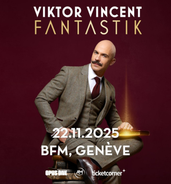 Affiche du spectacle Fantastik de Victor Vincent, mentaliste, présenté le 22 novembre 2025 au Bâtiment des Forces Motrices à Genève.