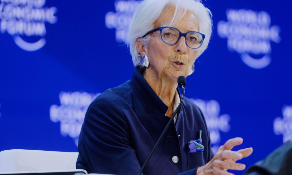 Christine Lagarde remercie "ceux qui dénigrent" l'Europe