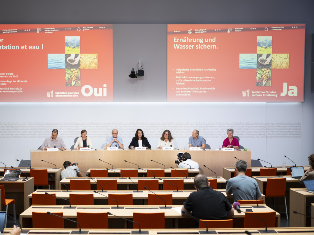 Le comité de l'initiative sur l'alimentation lance sa campagne