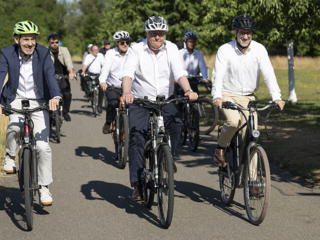 Le président allemand vient en voisin à Riehen (BS)